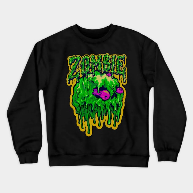 Frozen brain Crewneck Sweatshirt by Cool-Ero